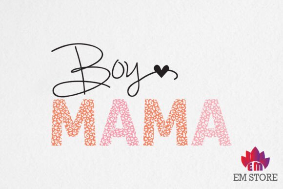 Boy Mama SVG PNG – Mother’s Day Graphics for Crafts