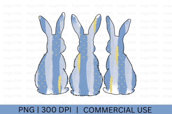 Easter Bunnies SVG PNG, Silhouette: Graphics for Crafts & Seasonal Branding