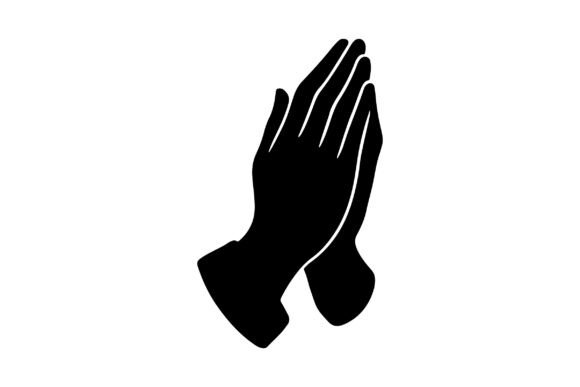 Free Prayer SVG PNG Silhouette