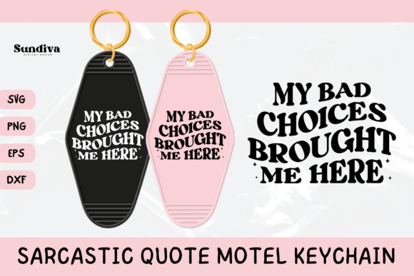 Funny Sarcastic Motel Keychain SVG 10: Graphics for Crafts & Content