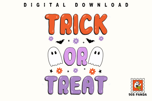 Halloween Quote Kawaii Retro PNG: Graphics for Crafts & Campaigns