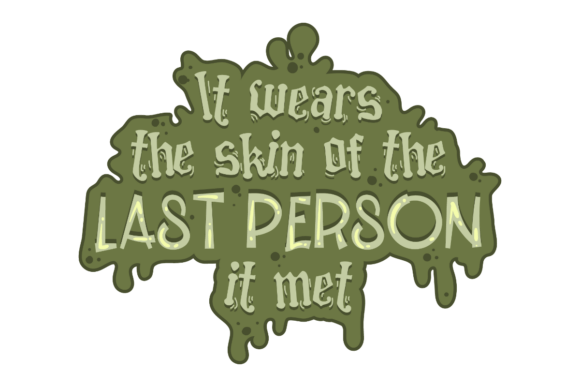 It Wears the Skin: Halloween Graphics for Crafts
