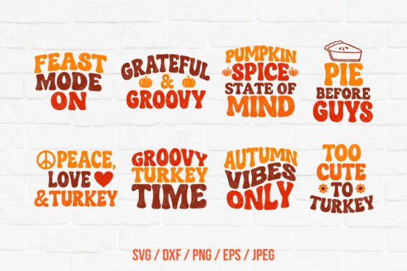 Thanksgiving Quote Bundle: Graphics for Crafts Sellers